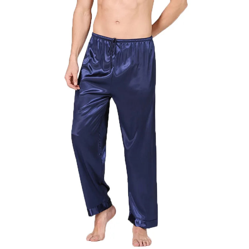 Bas De Pyjama Homme En Soie — vue 5