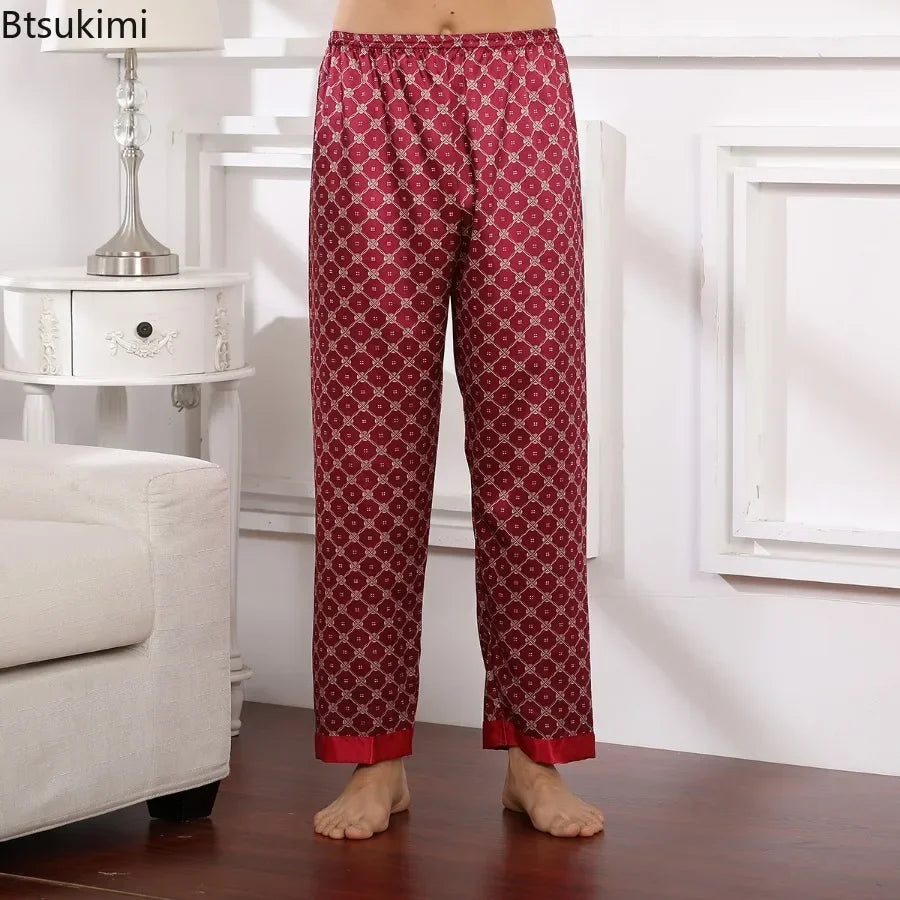 Bas De Pyjama Short Homme Soie Fantaisie — vue 5