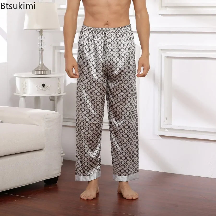 Bas De Pyjama Short Homme Soie Fantaisie