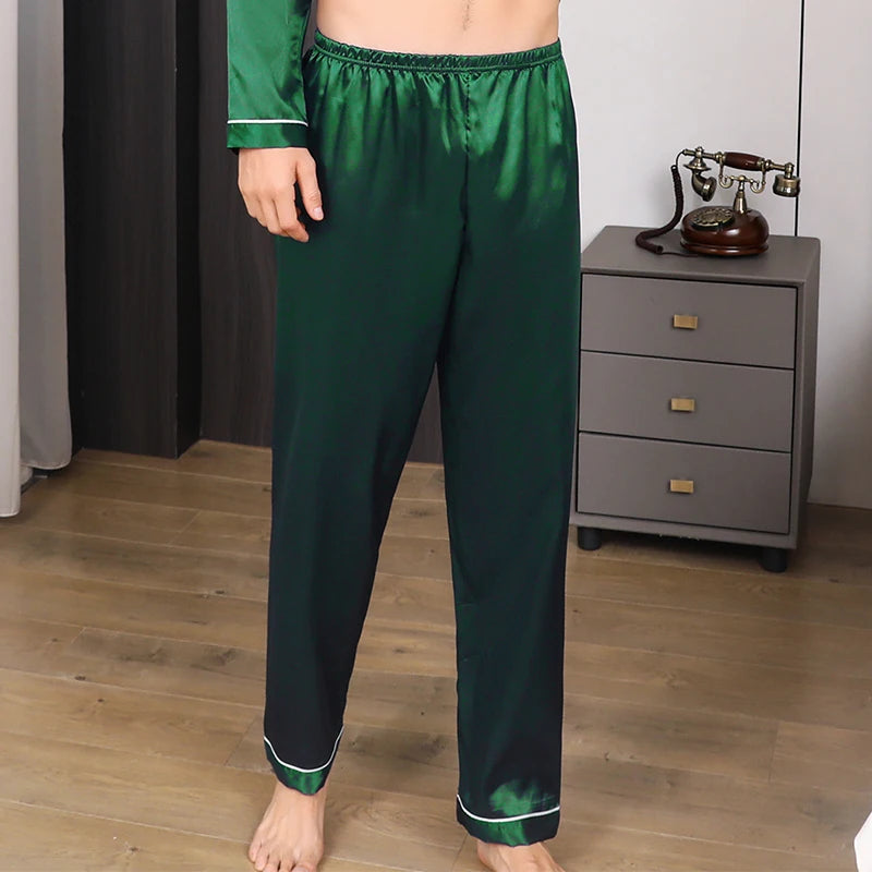 Bas De Pyjama Soie Homme — vue 5