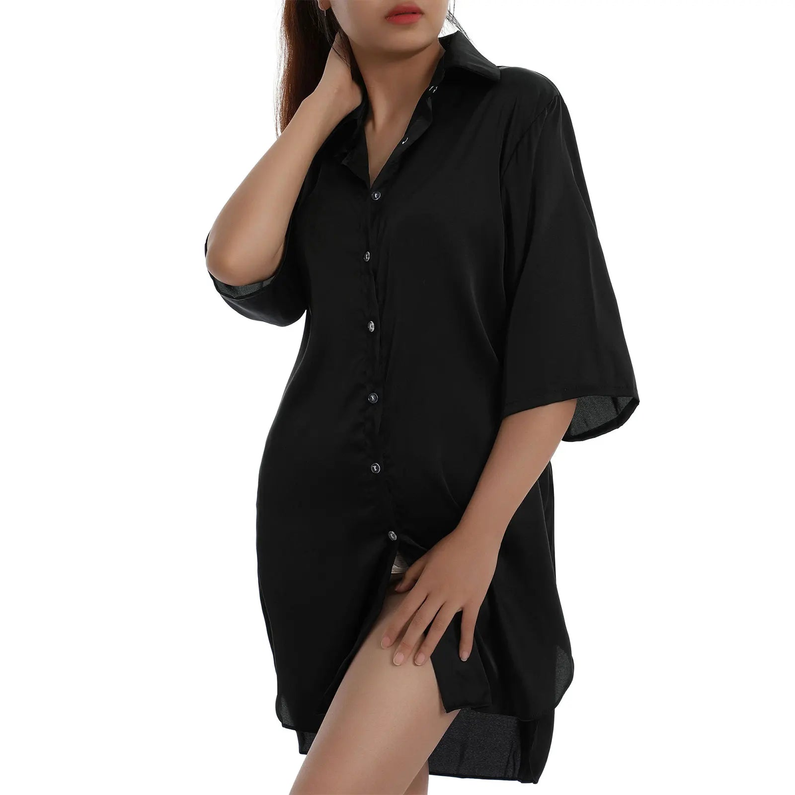 Blouse Pyjama Soie — vue 4