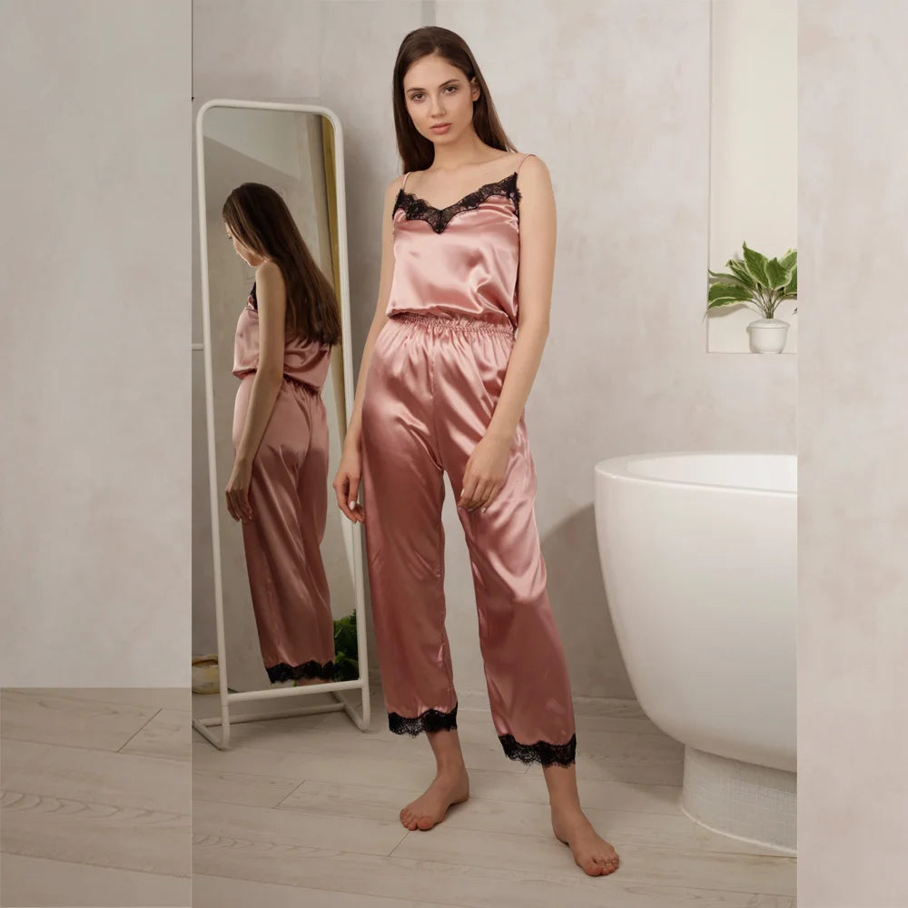 Combinaison Pyjama Soie — vue 4