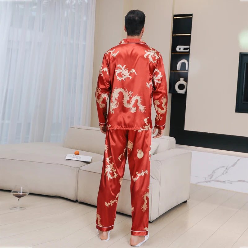 Kimono Homme Pyjama Soie — vue 2