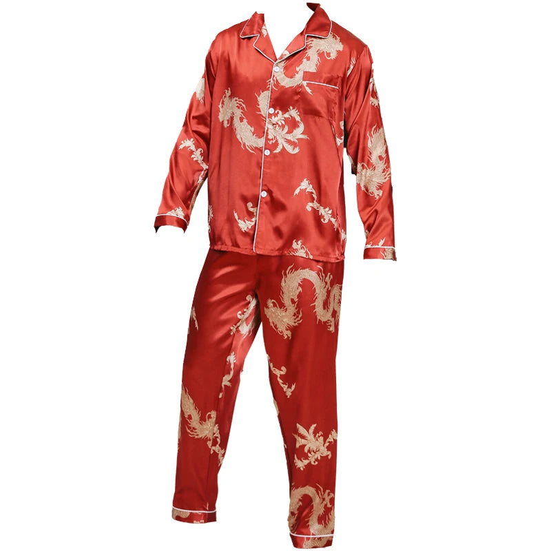 Kimono Homme Pyjama Soie — vue 5