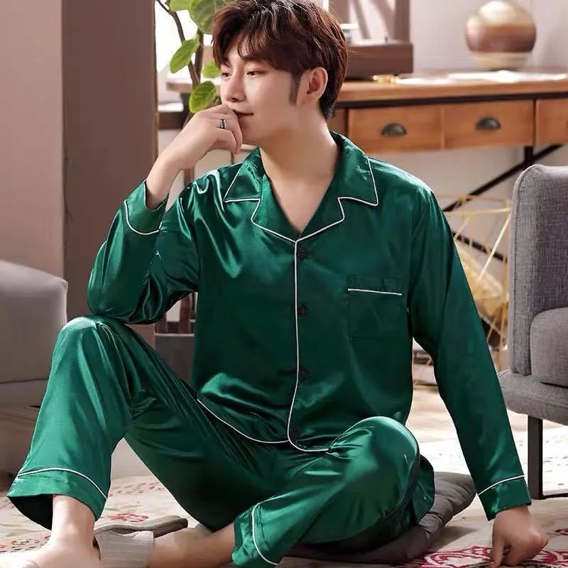 Pyjama En Soie Homme Pas Cher — vue 11
