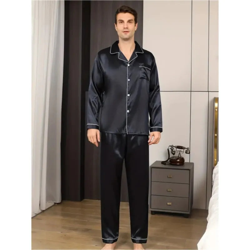 Pyjama En Soie Homme Pas Cher — vue 4