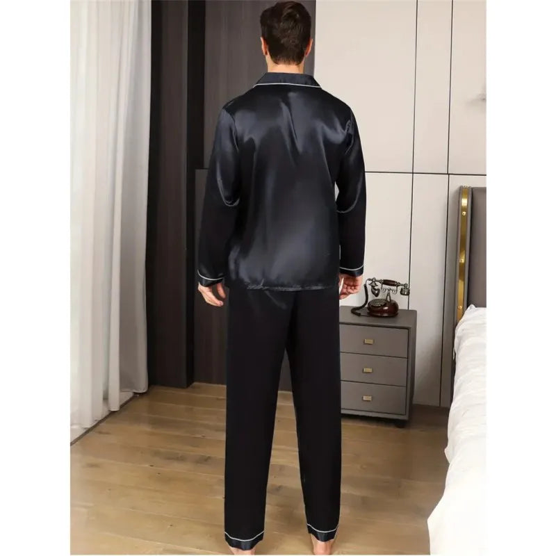 Pyjama En Soie Homme Pas Cher — vue 5