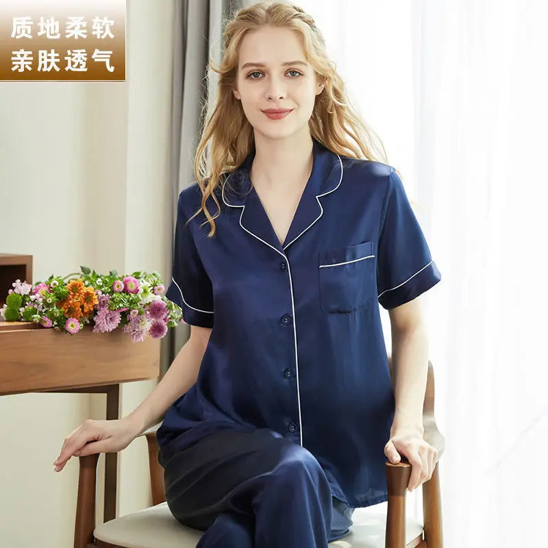 Pyjama Femme Soie Luxe — vue 7