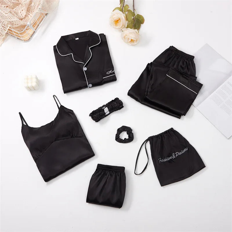 Set De Pyjama En Soie — vue 11