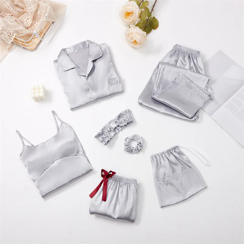 Set De Pyjama En Soie — vue 6